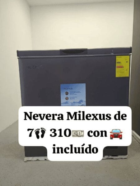 Congelador / Nevera Milexus — 7 pies cúbicos