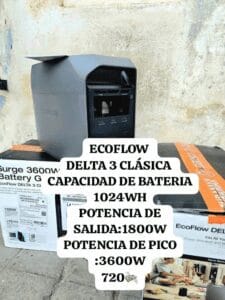Estación de Energía Portátil EcoFlow Delta 3 Clásica