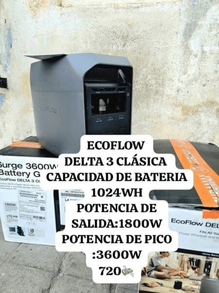 Estación de Energía Portátil EcoFlow Delta 3 Clásica