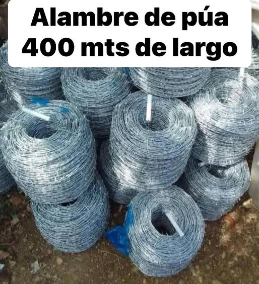 Alambre de púa (400 metros de largo) - 50637305