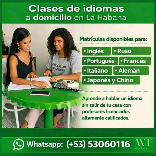 Clases de idioma en la Habana - 53060113