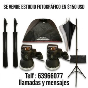 Vendo estudio fotográfico - 150 usd - 6396 60 77