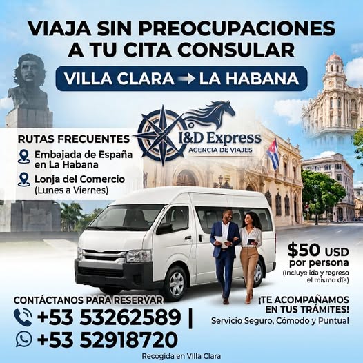 Viaja sin preocupaciones a tu cita consular con I&D Express - 52918720