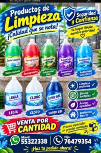 Venta de productos para la limpieza del hogar -76479354