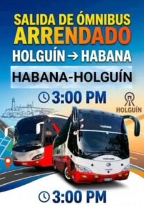 GUAGUA ARRENDADA DISPONIBLE CON LA RUTA - Habana Holguín - 18 000 cup - 59488420