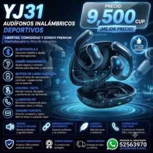 🎧 ¡AUDÍFONOS INALÁMBRICOS EN LA HABANA! 🎧 5256 3970