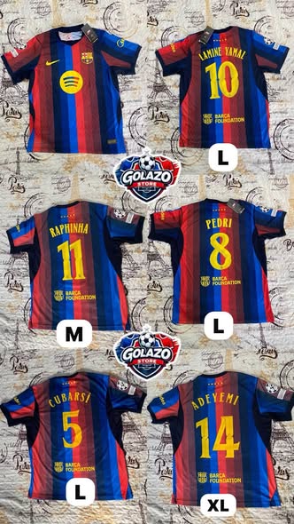 VENTA CAMISETAS DE FÚTBOL - 18 USD