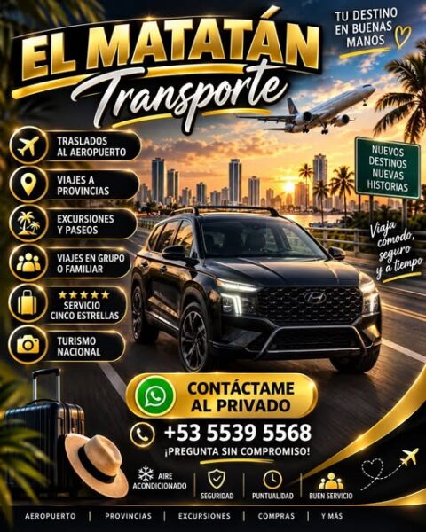 Agencia de Taxis - EL MATATAN - Habana - 55395568