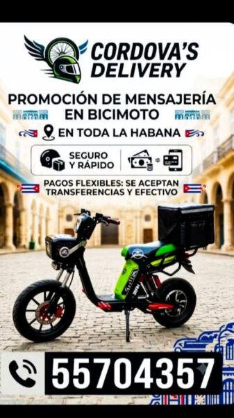​Servicio de Mensajería Rápida en Bicimoto - 55704357