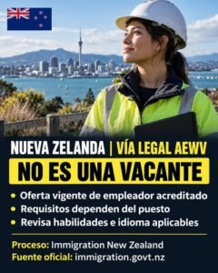 Ofertas de empleo en Nueva Zelanda - 58028978
