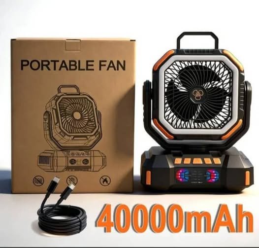 Ventilador Recargable f22 40,000 mAh - 55mil - Las Tunas