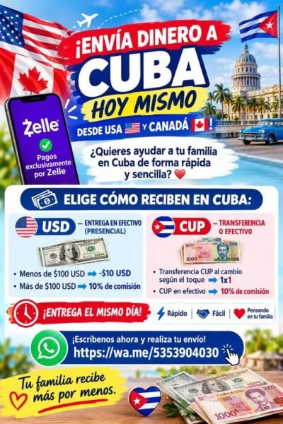 REMESAS SEGURAS A CUBA - 54849252