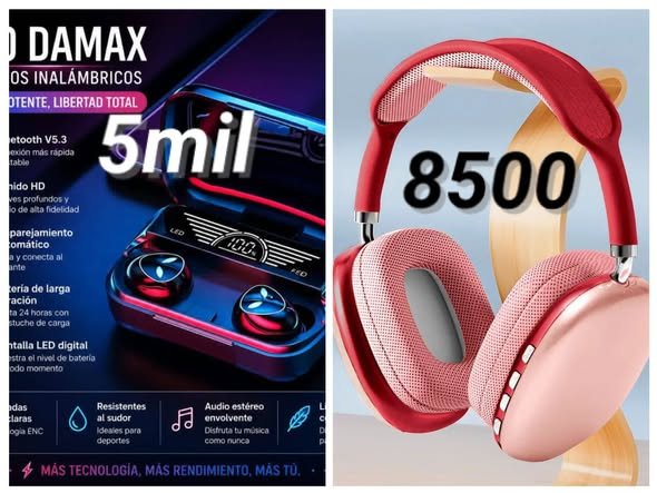 Audifonos M20 y Cascos P9 pro max - 56655377