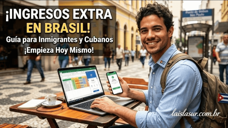 Ingresos extra en Brasil para cubanos e inmigrantes — 30 formas de generar renta extra empezando hoy