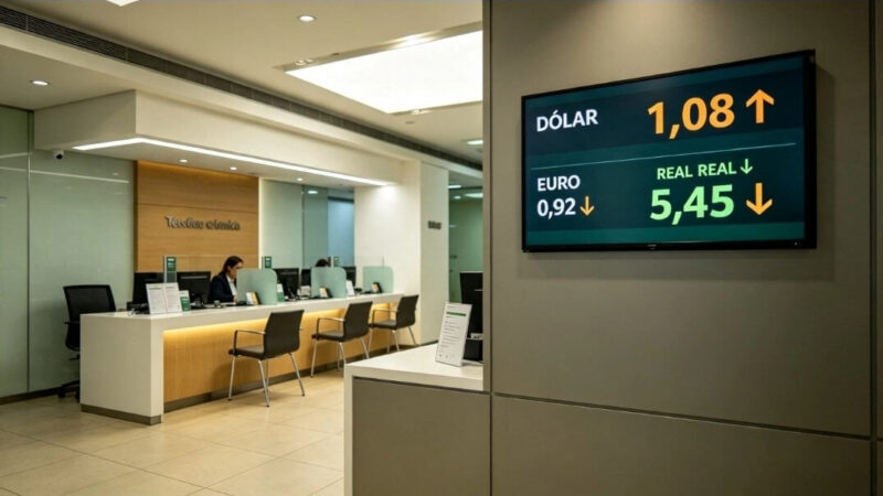 interior de un banco