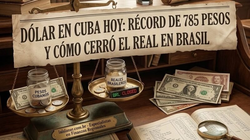 Dólar en Cuba hoy récord de 785 pesos y cómo cerró el real en Brasil