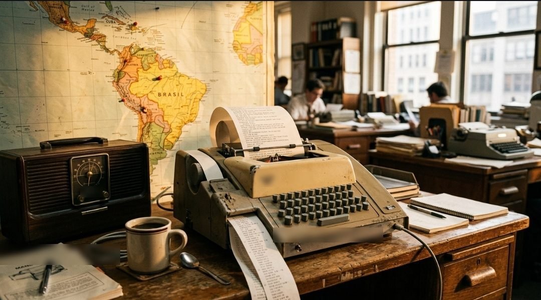 Noticias de cubanos: teletipo de agencia con las noticias de la semana