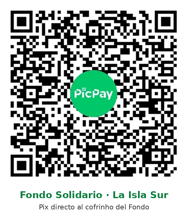Código QR Pix del Fondo Solidario de La Isla Sur